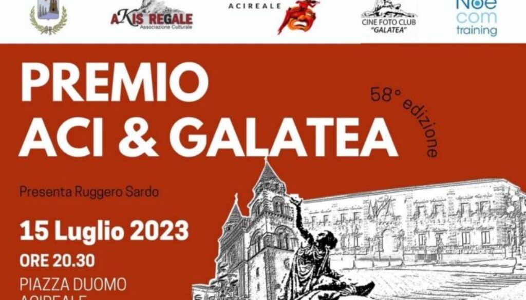 Premio Aci e Galatea 2023 banner